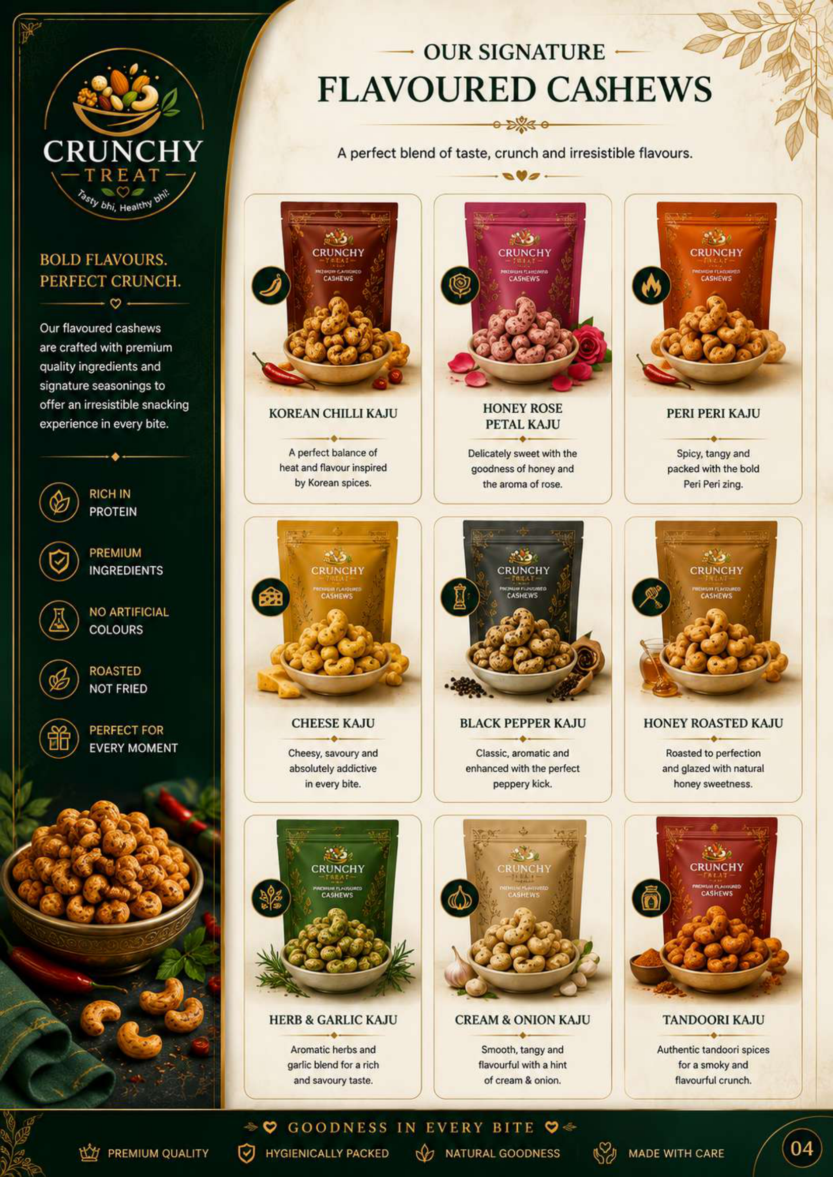 Signature flavoured cashews