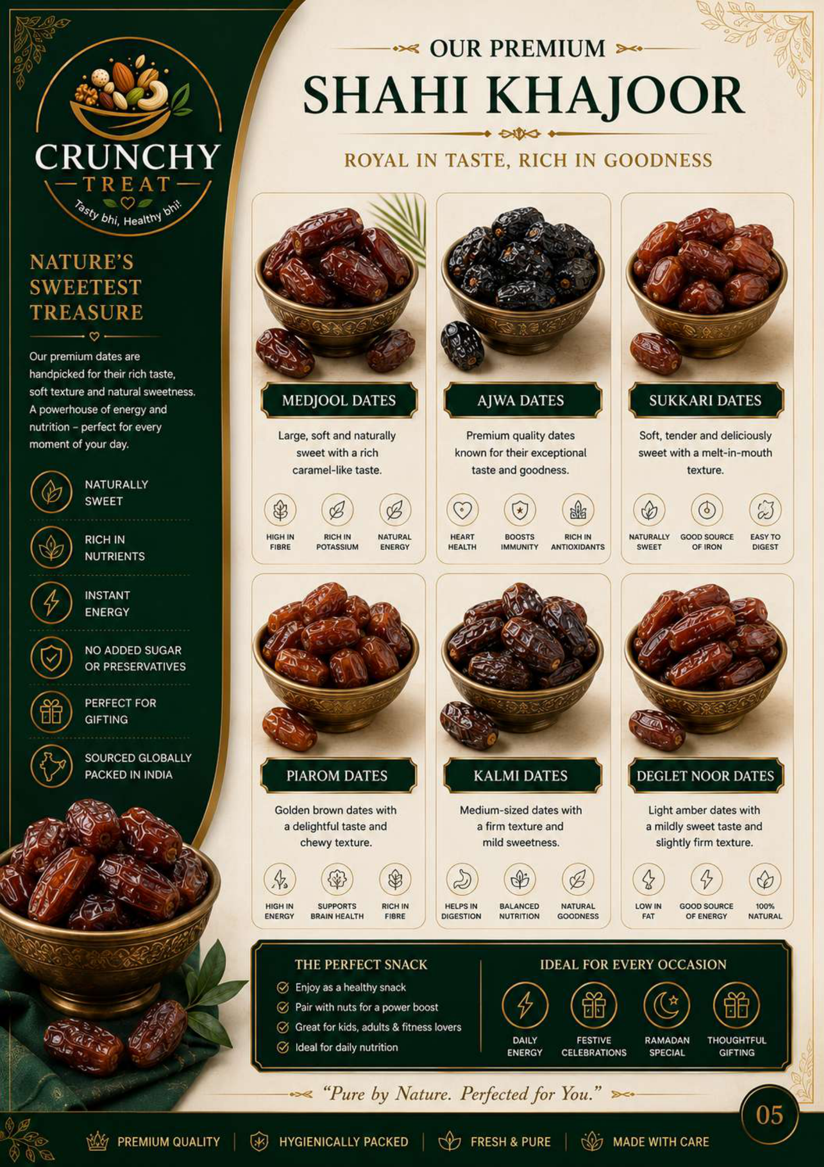 Premium Shahi Khajoor dates